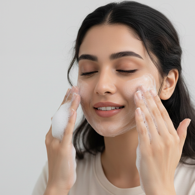 Gently massage onto face,avoiding the eye area